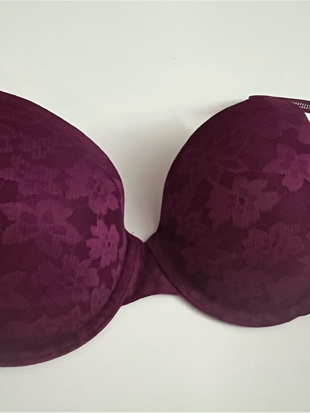 Victoria's Secret Deep Plum Lace Push-Up Bra